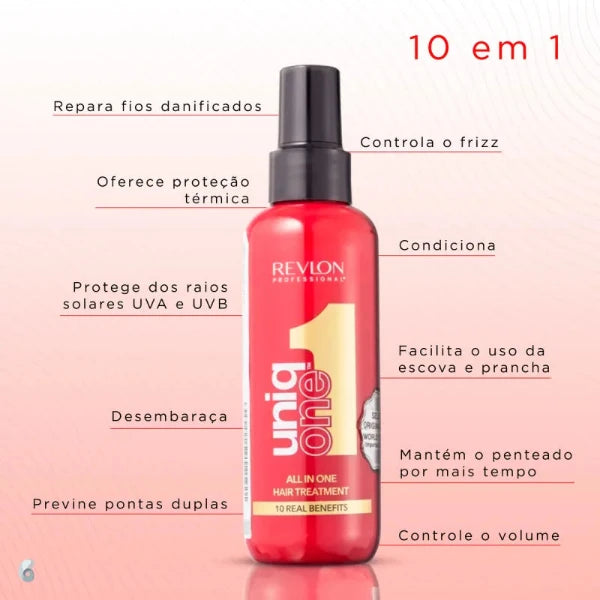 Revlon Uniq One Leave-In 150ml Tratamento 10 em 1 para Cabelos