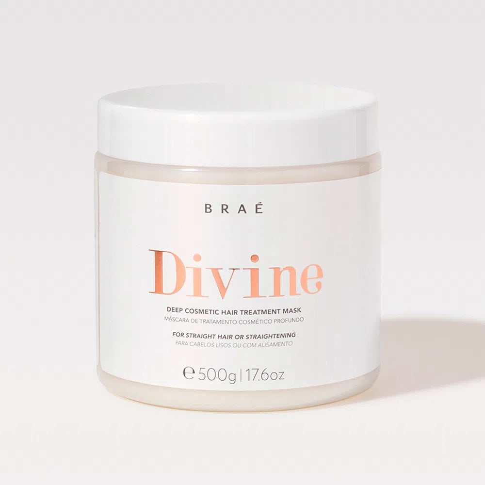 Braé Divine Máscara 500g Hidratação e Nutrição Profunda Anti-Frizz