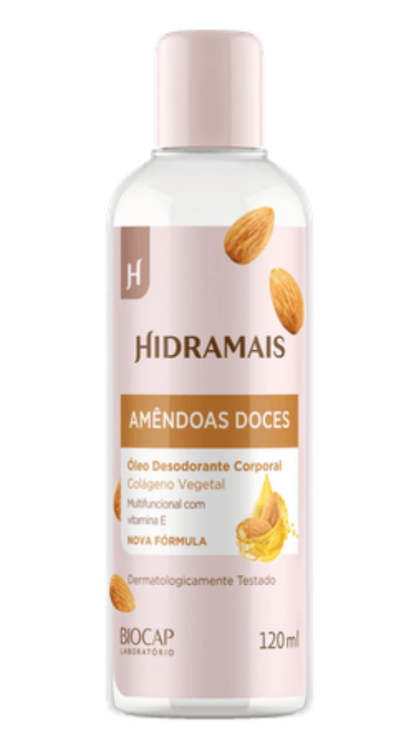 Óleo Corporal de Amêndoas Doces e Colágeno 120ml