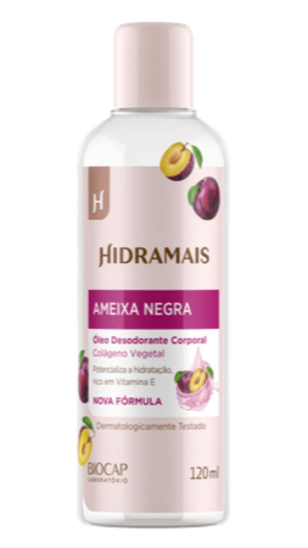 Óleo Corporal Ameixa Negra & Vitamina E 120ml Hidratante