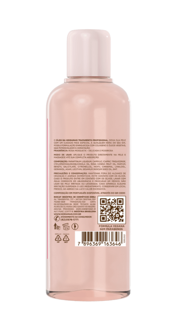 Óleo Corporal Hidramais Rosa Mosqueta 120ml