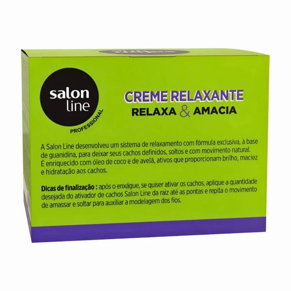 Creme Relaxante Salon Line Óleo de Coco e Avelã 200g