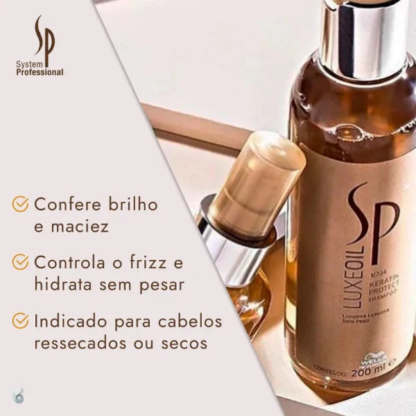 SP System Professional Luxe Oil - Óleo Capilar Brilho e Maciez