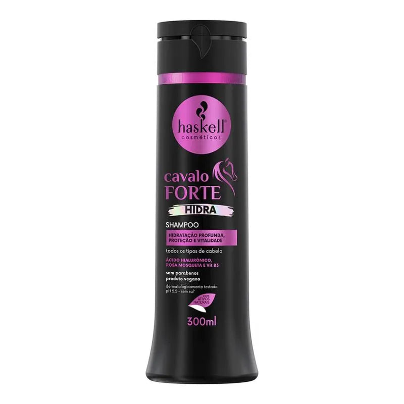 Shampoo Haskell Cavalo Forte Hidra 500ml Hidratação Intensa e Brilho