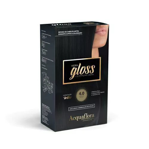 Acquaflora Hidra Gloss Coloração Permanente com Tratamento 177g