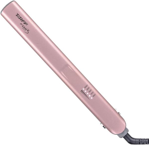 Prancha Taiff Fox 3 Ion 230°C Soft Rose Bivolt com Íons Negativos e Cabo Giratório