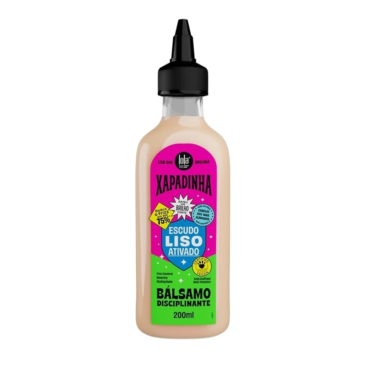 Xapadinha Bálsamo Disciplinante Lola 200mL Efeito Liso e Antifrizz