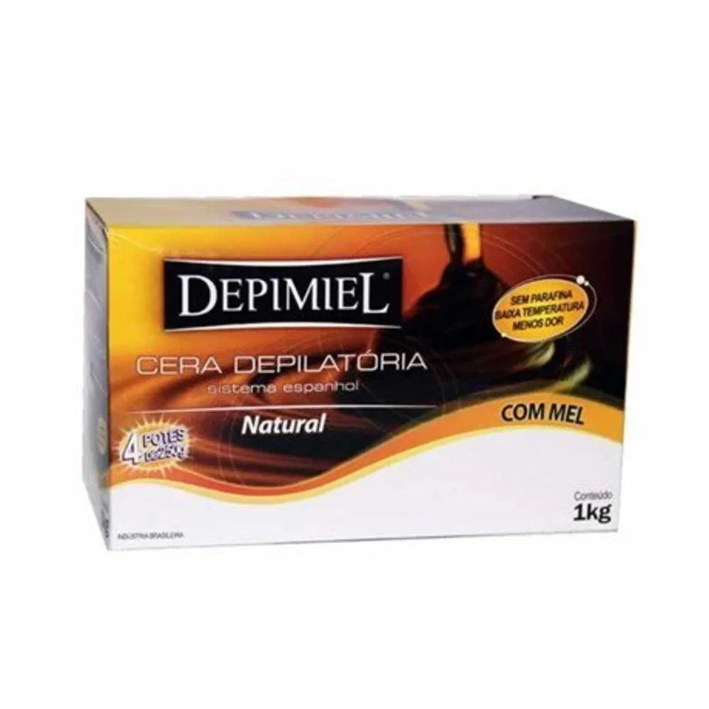 Cera Depilatória em Barra Depimiel Natural 1000g