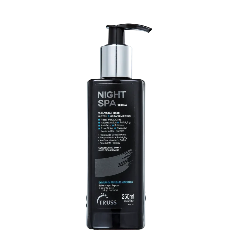 Sérum TRUSS Night Spa 250ml Hidratação e Reparação Noturna