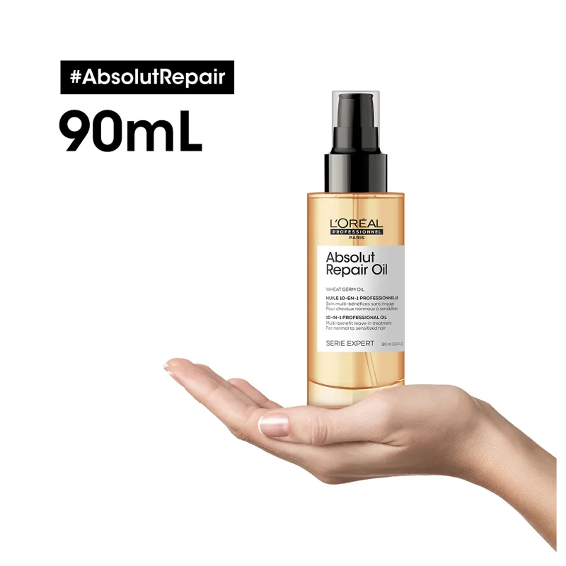 Óleo Reparador L'Oréal Absolut Repair Gold Quinoa 10 in 1 90ml