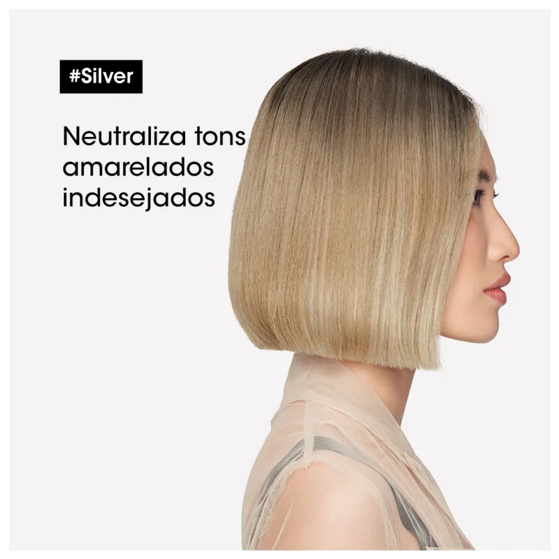 Shampoo L'Oréal Professionnel Silver para Cabelos Brancos ou Loiros 300ml