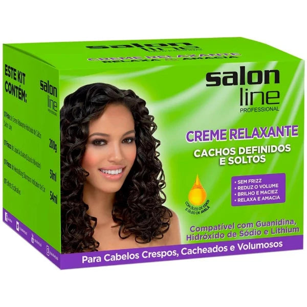 Creme Relaxante Salon Line Óleo de Coco e Avelã 200g