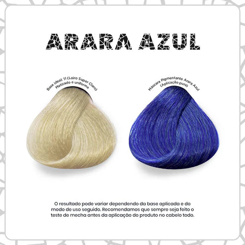 Máscara Pigmentante Arara Azul 100ml Kamaleão Color