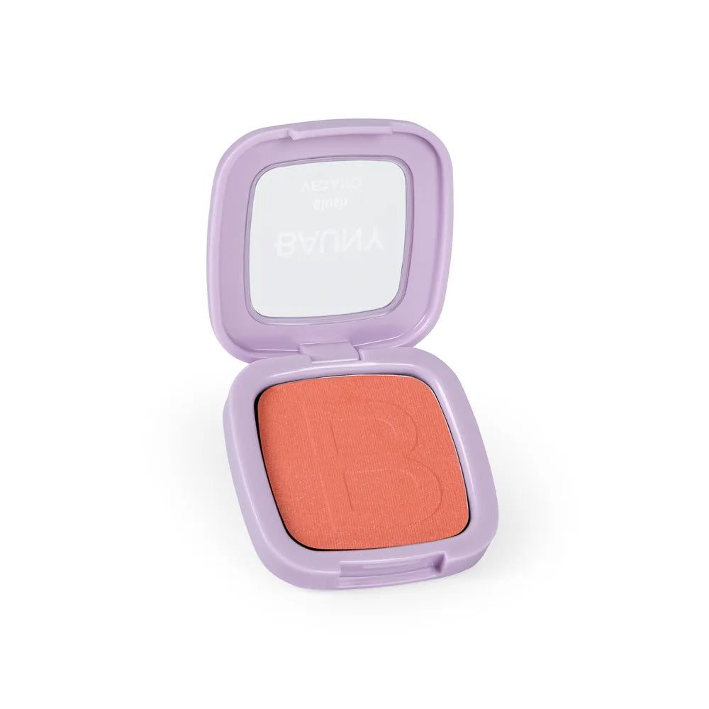 Bauny Blush Compacto Vegano 5g Alta Pigmentação