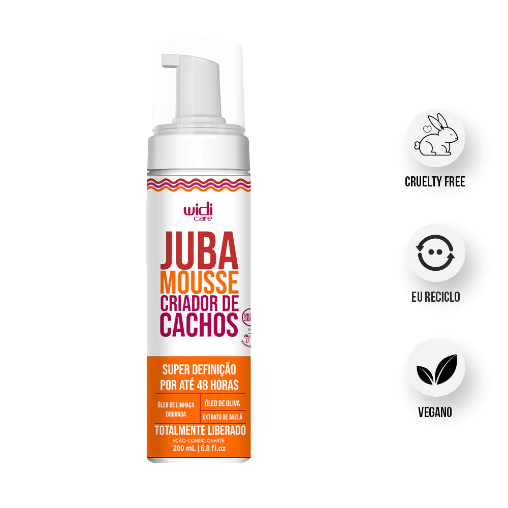 Mousse Finalizador Juba Criador de Cachos Widi Care 200ml