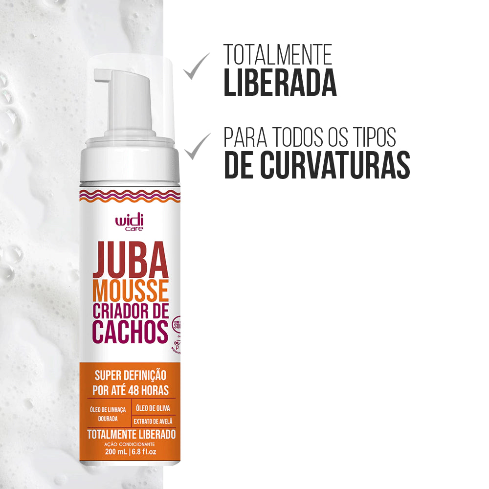 Mousse Finalizador Juba Criador de Cachos Widi Care 200ml