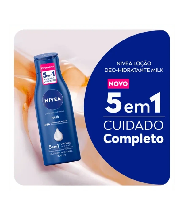 NIVEA Loção Hidratante Milk Pele Seca a Extrasseca