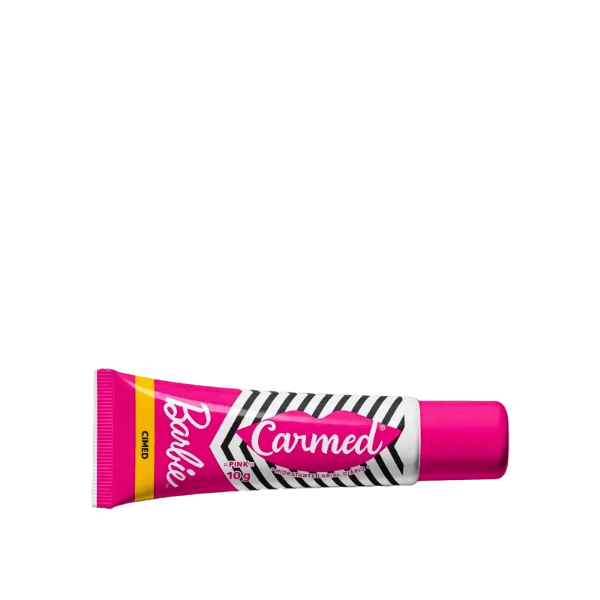 Hidratante Labial Carmed Barbie Pink 10g com Efeito Gloss