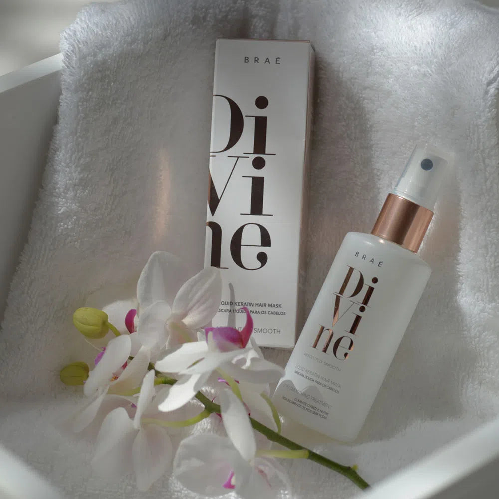 Braé Divine Máscara Líquida 60ml Hidratação Profunda e Nutrição Capilar