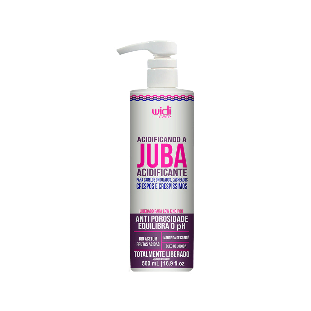 Widi Care Acidificante Juba 500mL Sela Cutículas e Reduz Frizz