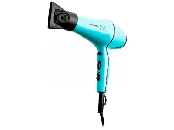 Secador de Cabelo Taiff Style Preto 2000W Motor Profissional e 2 Velocidades