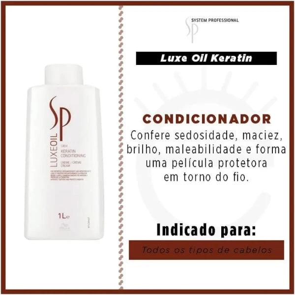 SP System Professional Luxe Oil Keratin Condicionador 1L