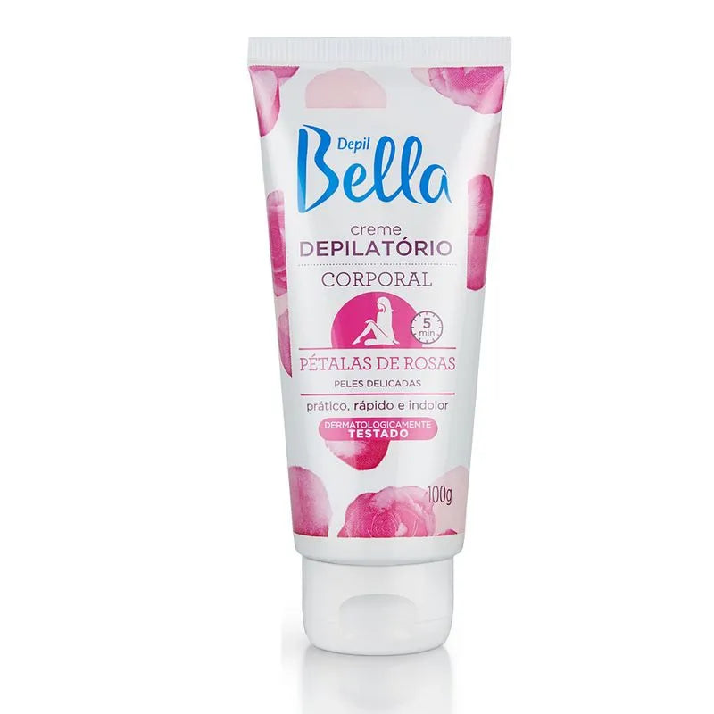 Creme Depilatório Corporal Depil Bella 100g Pétalas de Rosa