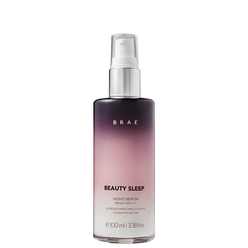 Braé Beauty Sleep Serum Noturno 100ML Antifrizz, Hidratação e Nutrição