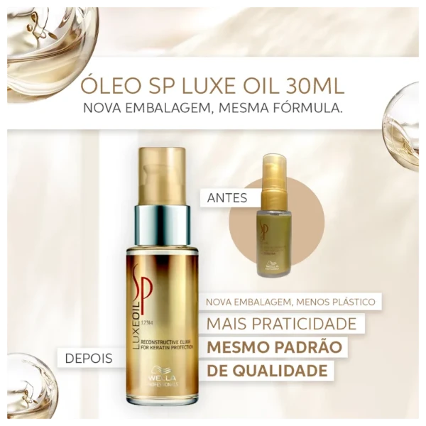 SP System Professional Luxe Oil - Óleo Capilar Brilho e Maciez