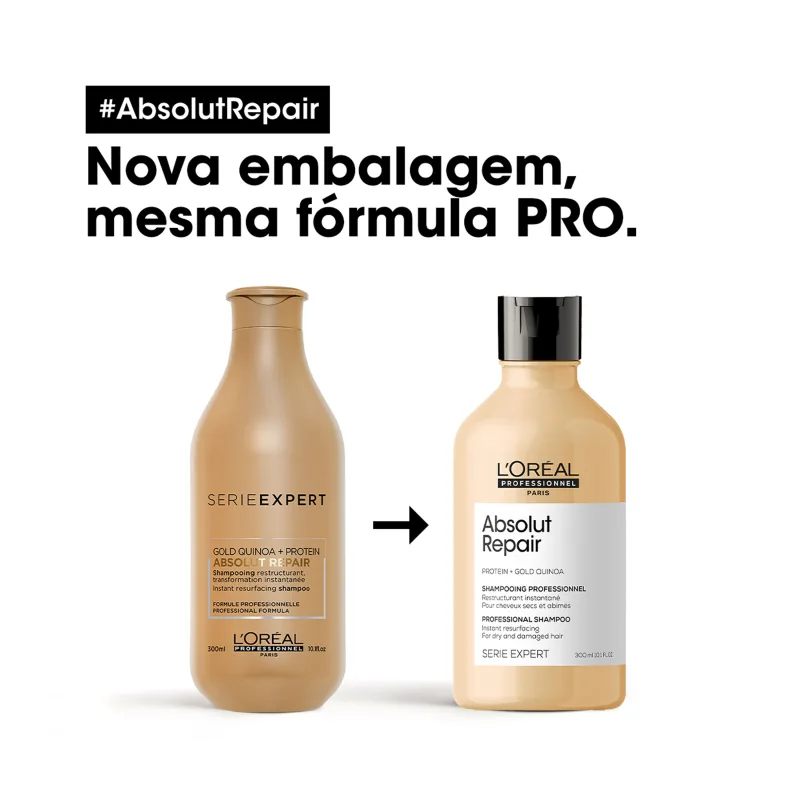 Shampoo L'Oréal Absolut Repair Gold Quinoa + Protein