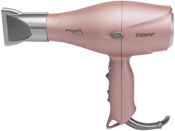 Secador Taiff Fox Íon 3 Rose com Íons Negativos, 2200W, Cabo 3m