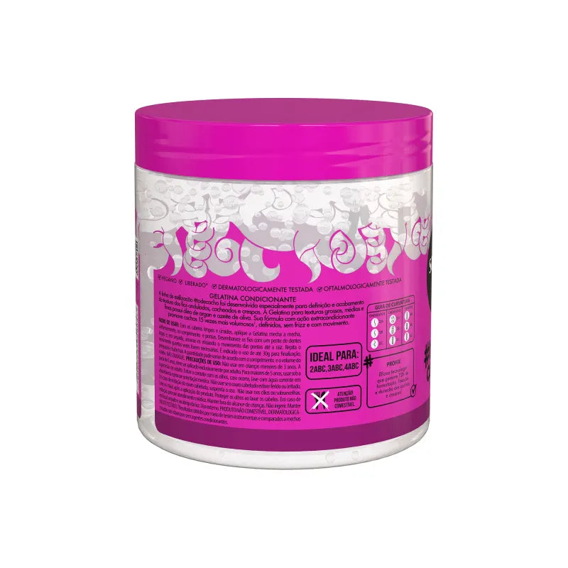 Gelatina #todecacho Super Volume Salon Line 550g