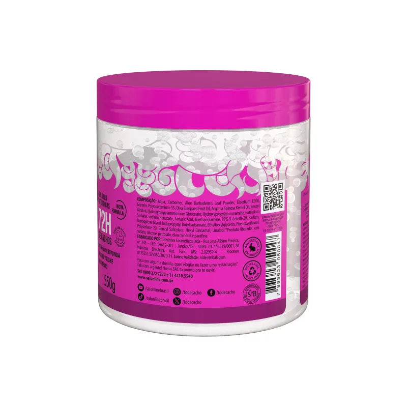 Gelatina #todecacho Super Volume Salon Line 550g