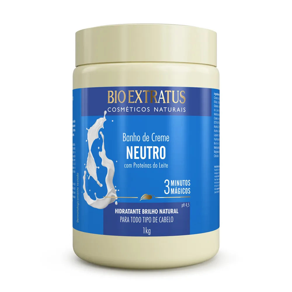 Banho de Creme Bio Extratus Neutro Hidratação com Proteínas do Leite