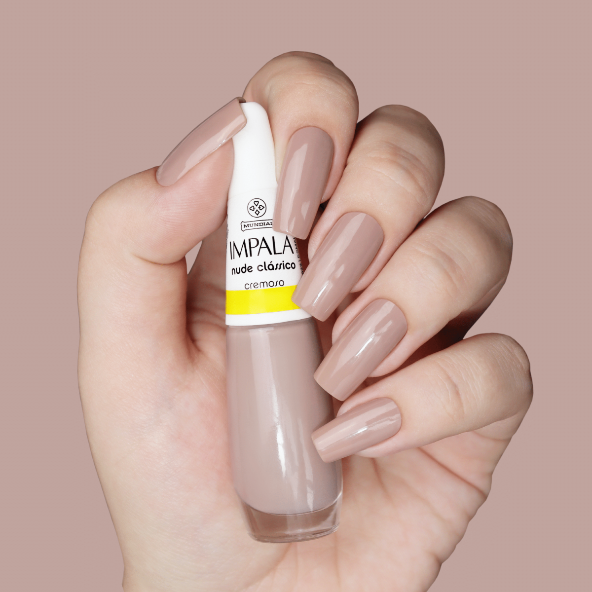 Esmalte Impala Tons Claros A Cor da Sua Moda Longa Duração e Brilho Intenso