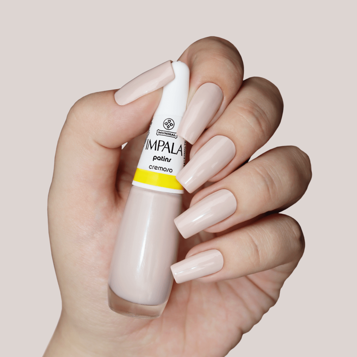 Esmalte Impala Tons Claros A Cor da Sua Moda Longa Duração e Brilho Intenso