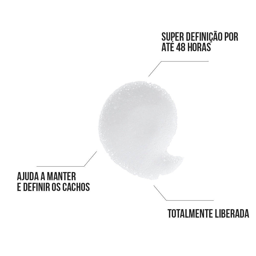 Mousse Juba Crespo Crespíssimo Widi Care 200ml Definição e Controle de Frizz