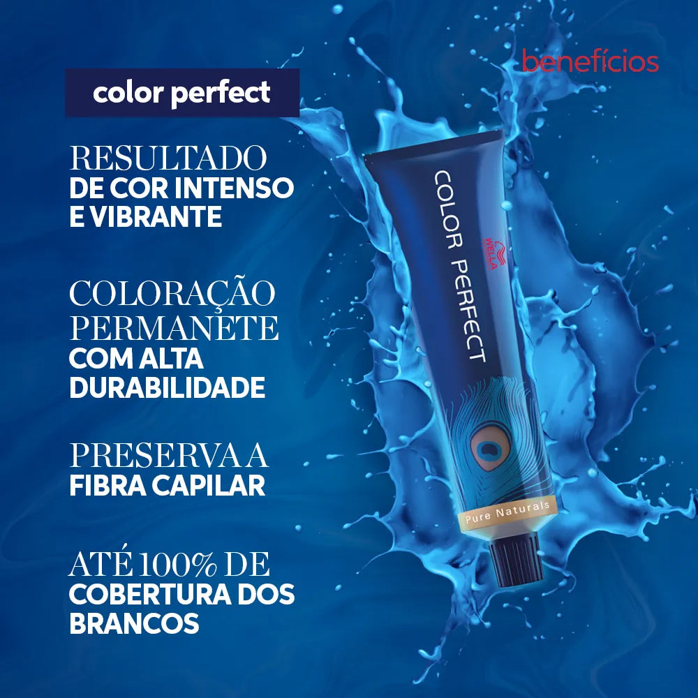 Color Touch Perfect Rich NaturalsColoração Permanente Wella Color Perfect Rich Naturals Cobertura Total