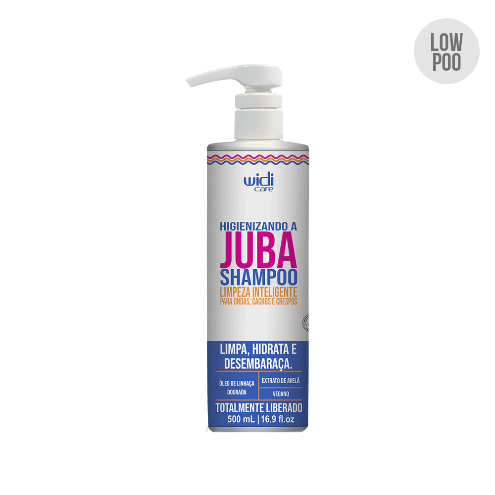 Shampoo Higienizando a Juba Widi Care 500ml Limpeza Suave para Cabelos Cacheados