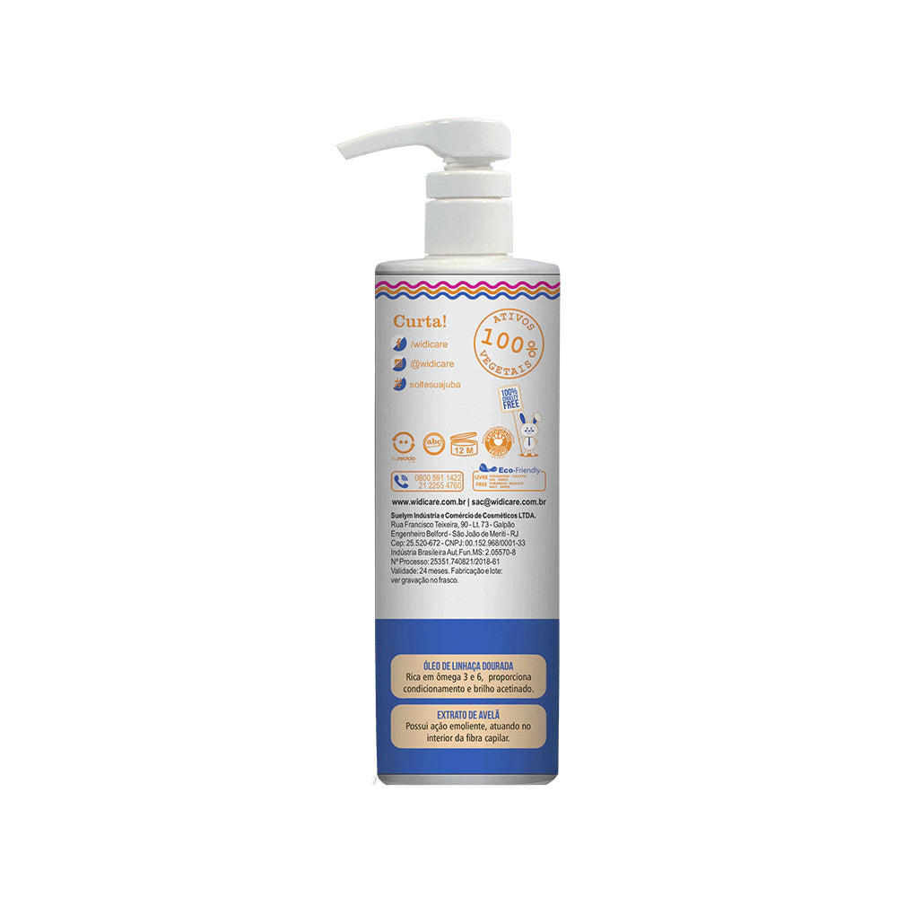 Shampoo Higienizando a Juba Widi Care 500ml Limpeza Suave para Cabelos Cacheados