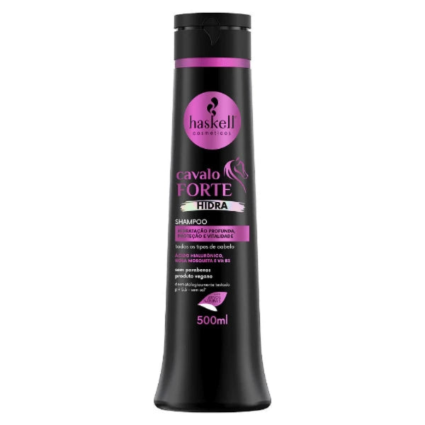 Shampoo Haskell Cavalo Forte Hidra 500ml Hidratação Intensa e Brilho