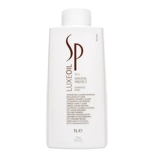 SP Luxe Oil Keratin Protect Shampoo 1L Cabelos Danificados e Ressecados