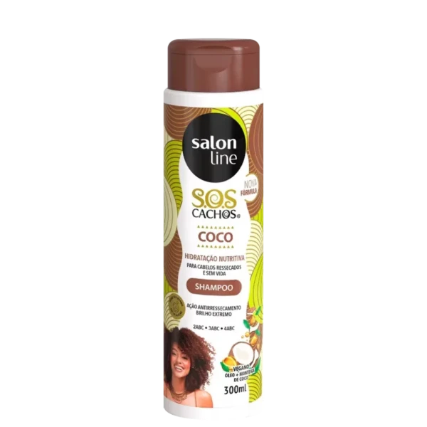 Shampoo Salon Line S.O.S Cachos Coco 300ml